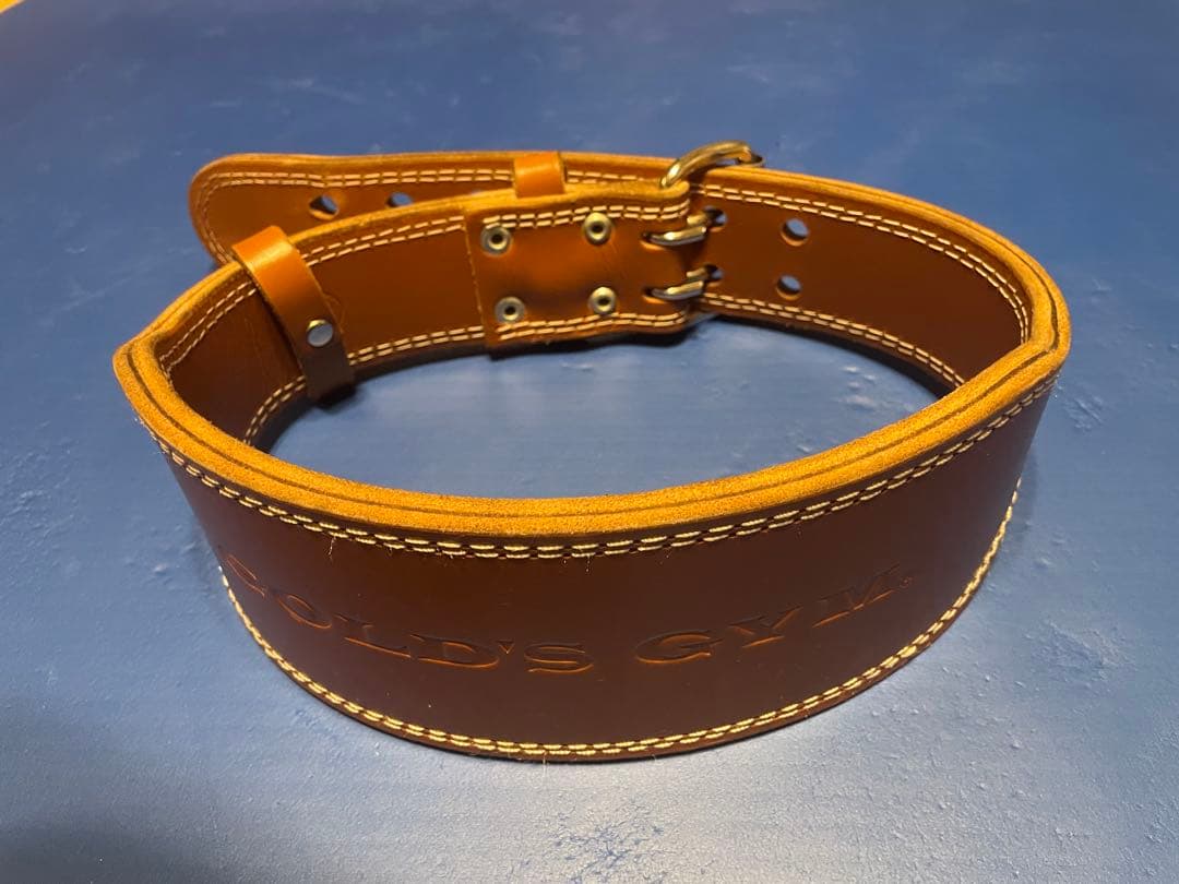 GOLD'S GYM プロレザーベルト　Mサイズ