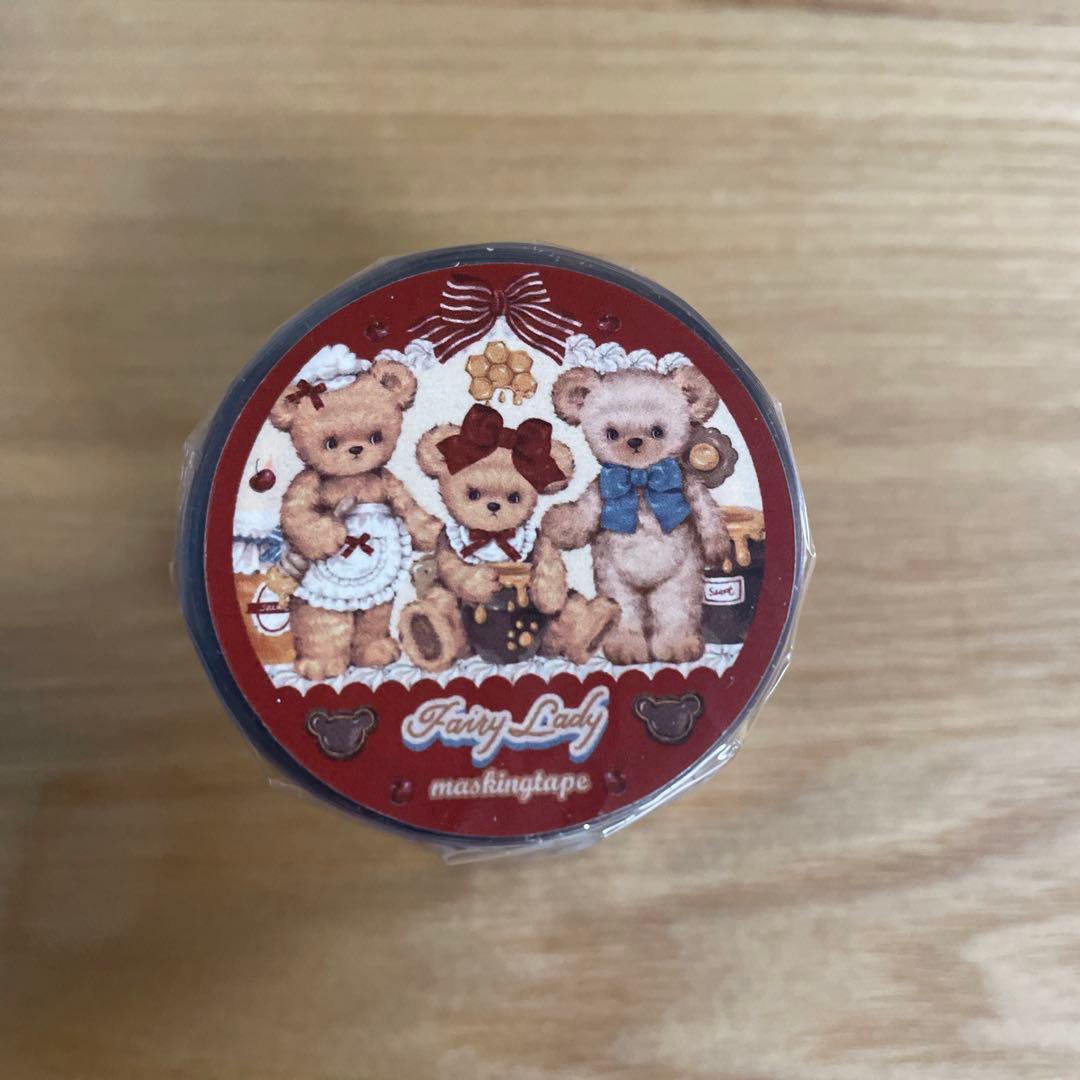 ★セール★海外製 fairylady PET マステ テディベア cooking