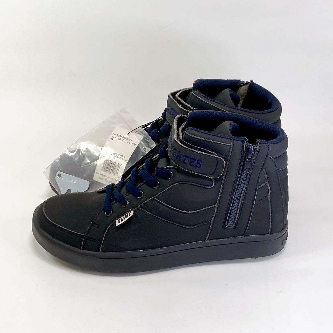 【未使用】PEARLY GATES ネイビー ハイカットゴルフシューズ 26