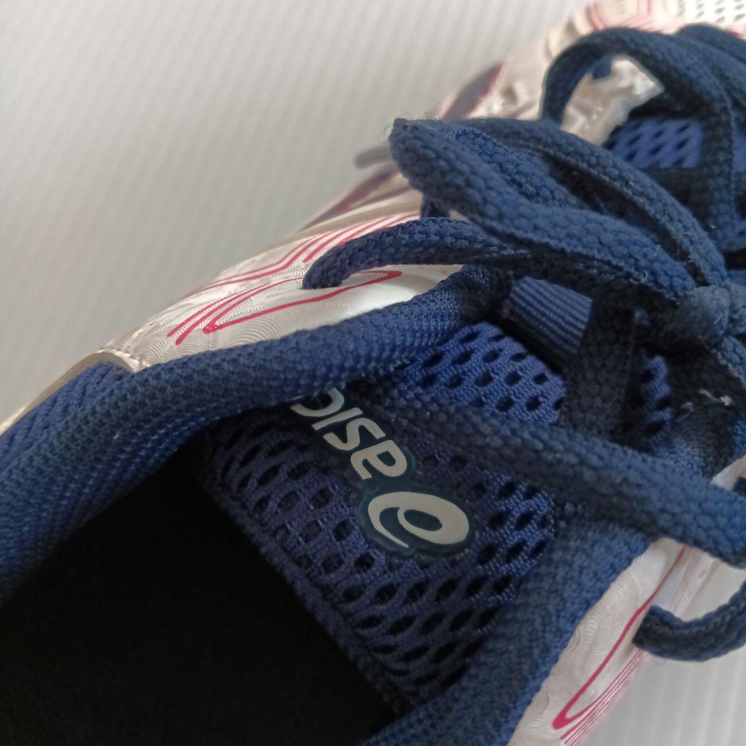 ASICS RYRUS バレーボールシューズ ホワイト/ネイビー/ピンク