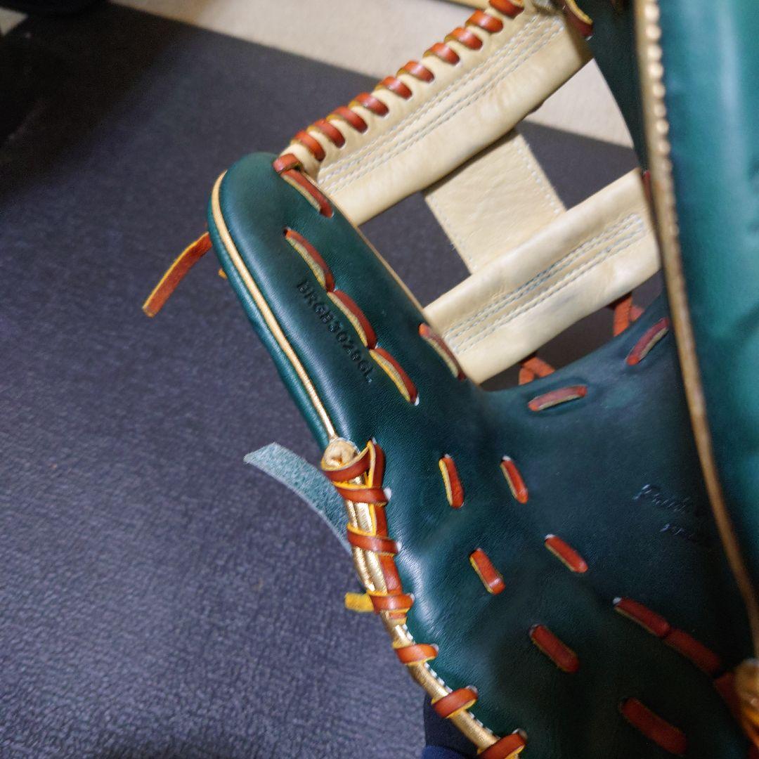 ZETT PROSTATUS 軟式グローブ グリーン/ベージュ