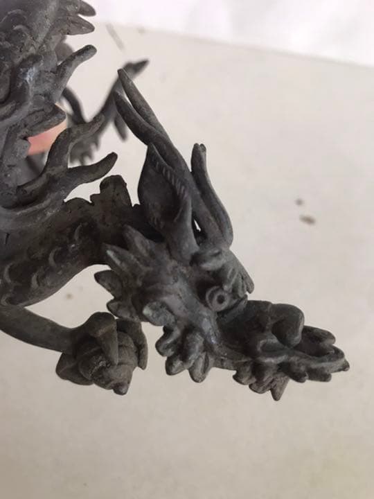 古銅龍置物，明治時期金工，重3⃣️2⃣️0⃣️克