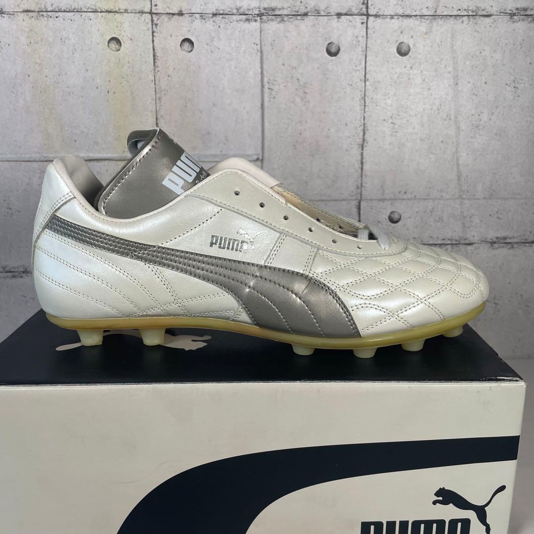 【新品未使用デッドストック】PUMA プーマ　レセルバ3 ホワイト×シルバー
