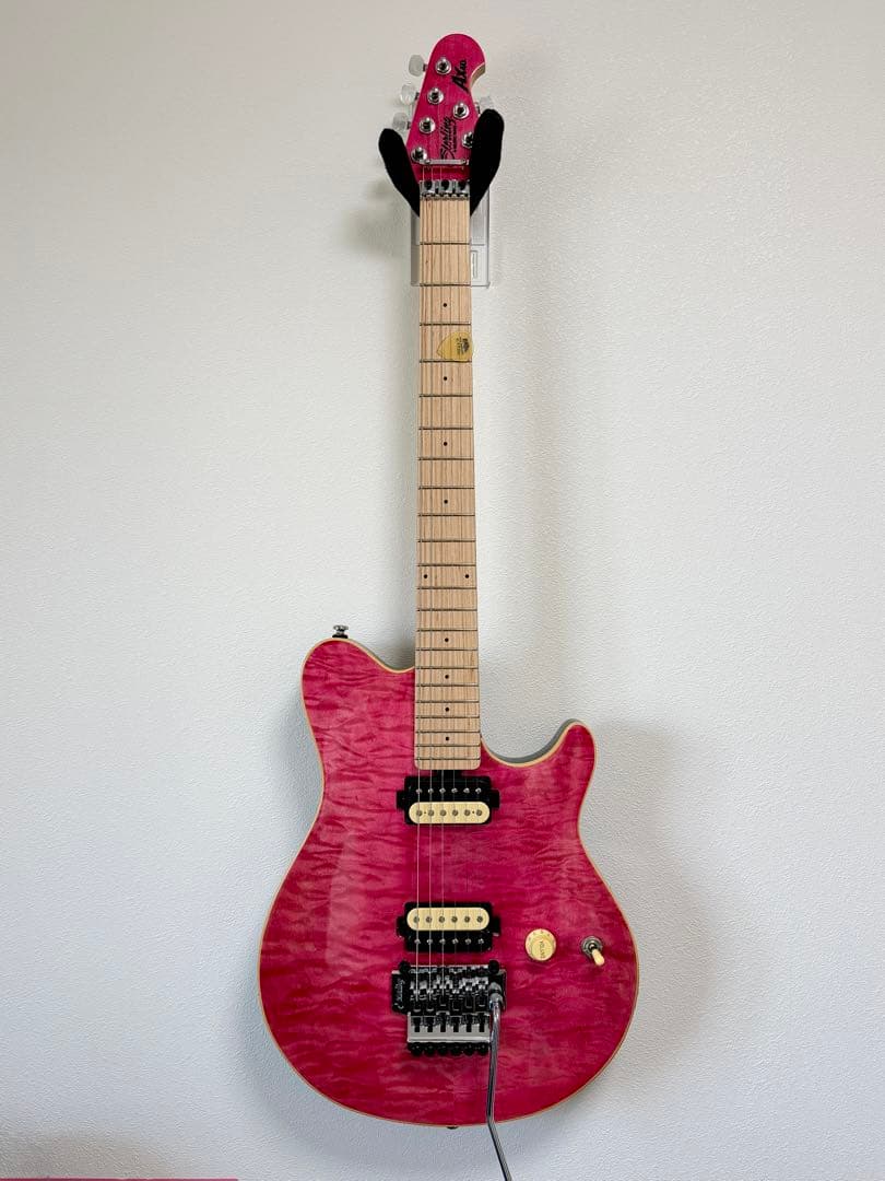 ギター Sterling By Music Man AxisAX40 TransPink