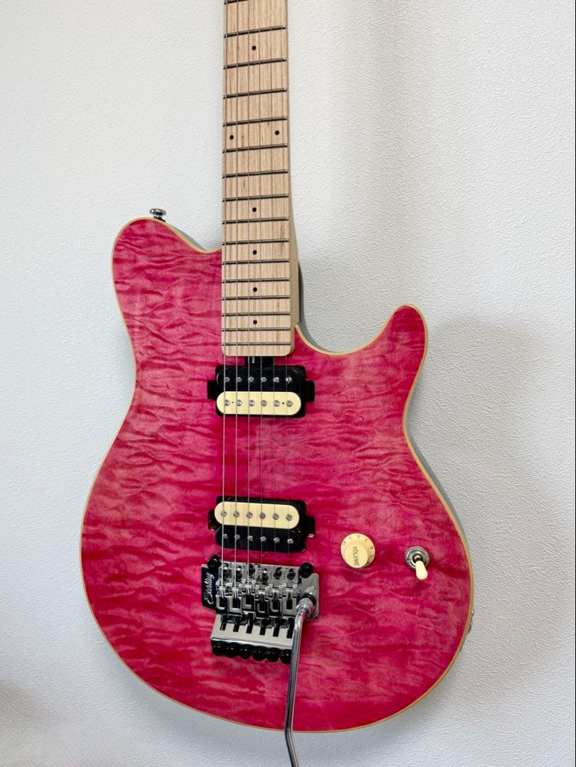 ギター Sterling By Music Man AxisAX40 TransPink