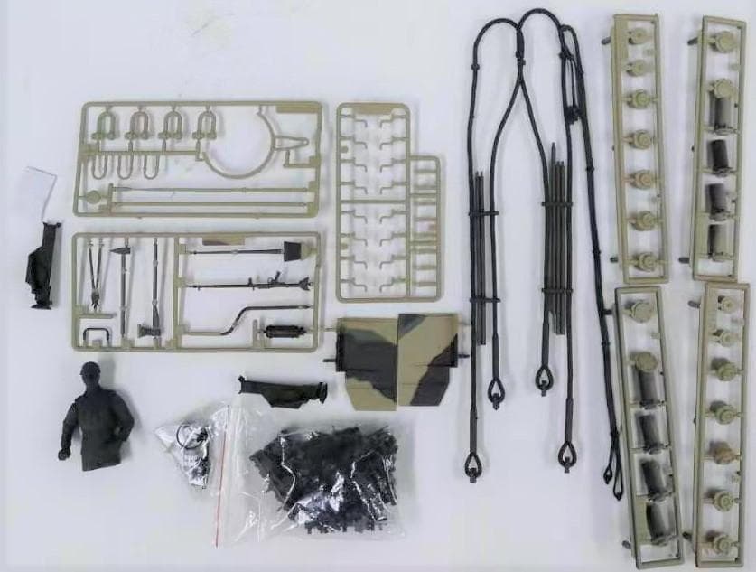 1/16戦車ラジコン　独キングタイガー　ヘンロン基盤7.0　3888A-1