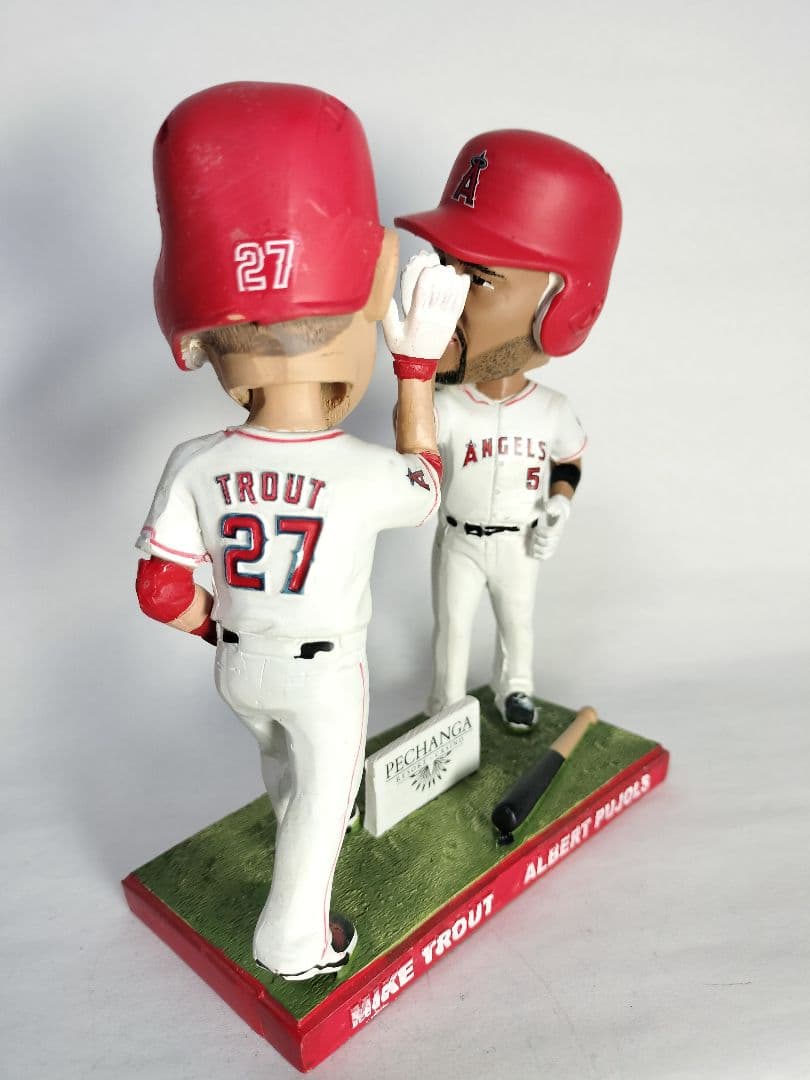 マイク・トラウト&アルバート・プホルス／”40本塁打” ボブルヘッド人形