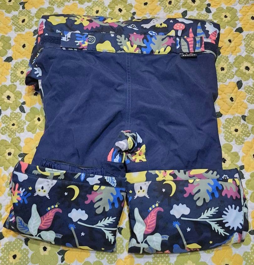 3T 美品 スノーボードウェア 子供 つなぎ 紺 カラフル バートン used