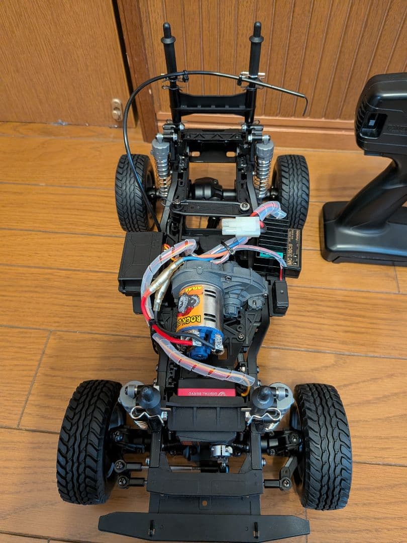 タミヤCC-02 ランドクルーザー300　メカ付　フルベア　オプション付