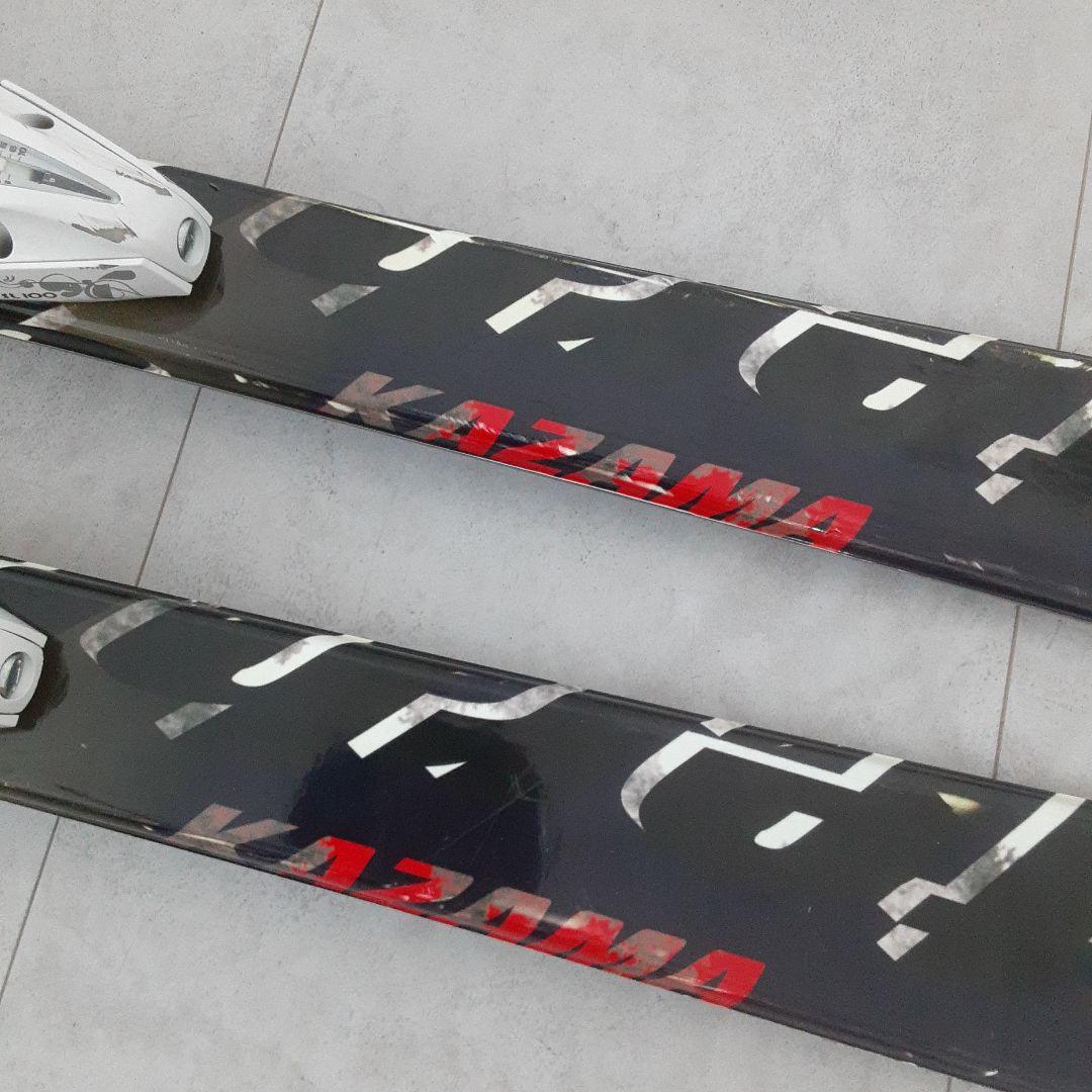 KAZAMA カザマ スキー3点セット 152cm スキーブーツ25cm 大人用