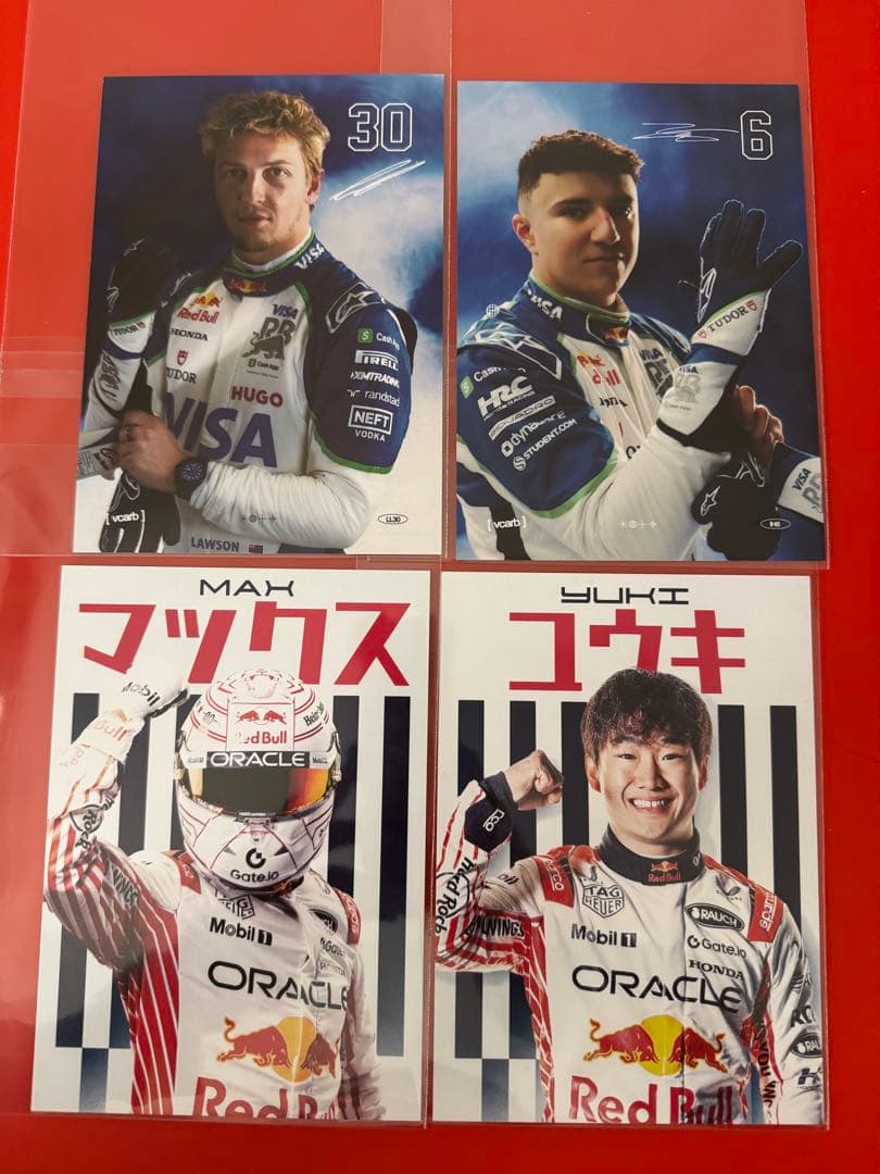 F1 レッドブル　RB ポストカード