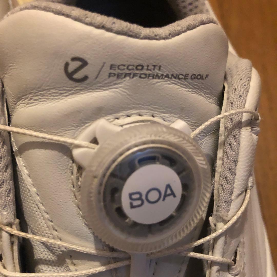 エコー　ECCO GOLF LT1 ホワイト/ライム 27.5㎝ゴルフシューズ