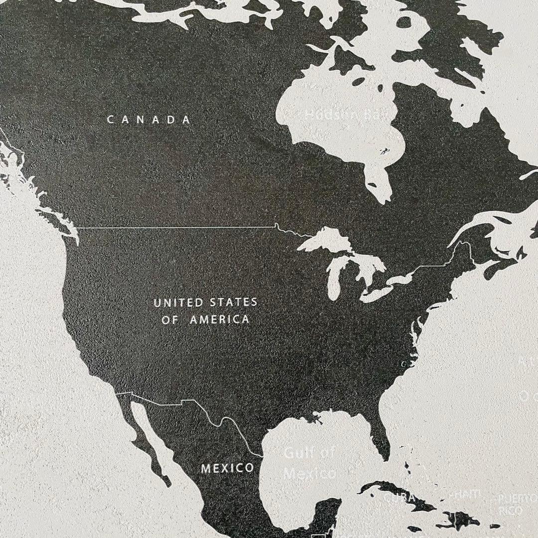 【美品】BoConcept 世界地図 アート 100×180 コンクリート 希少