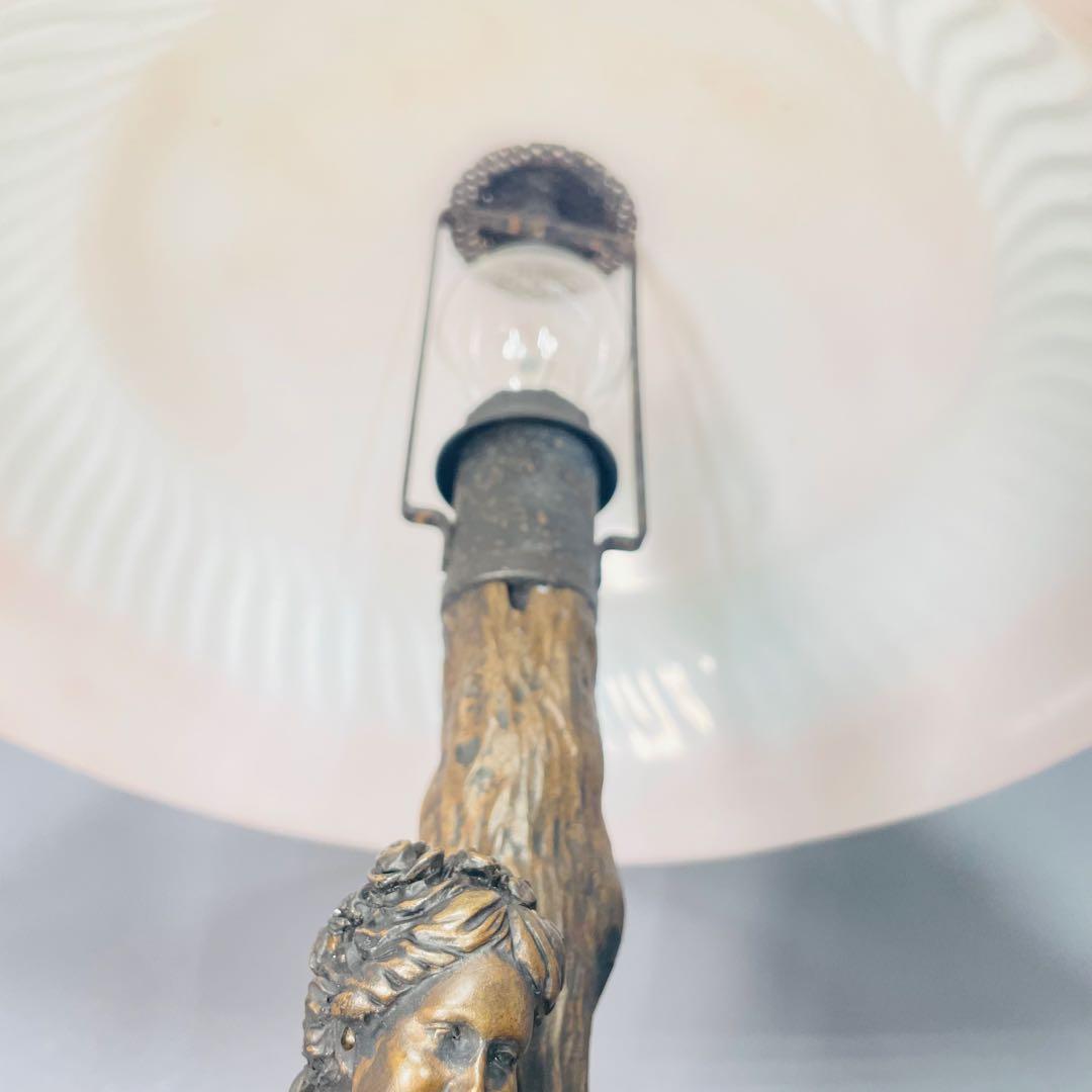 ヴィンテージ 彫刻ランプ テーブルランプ 照明