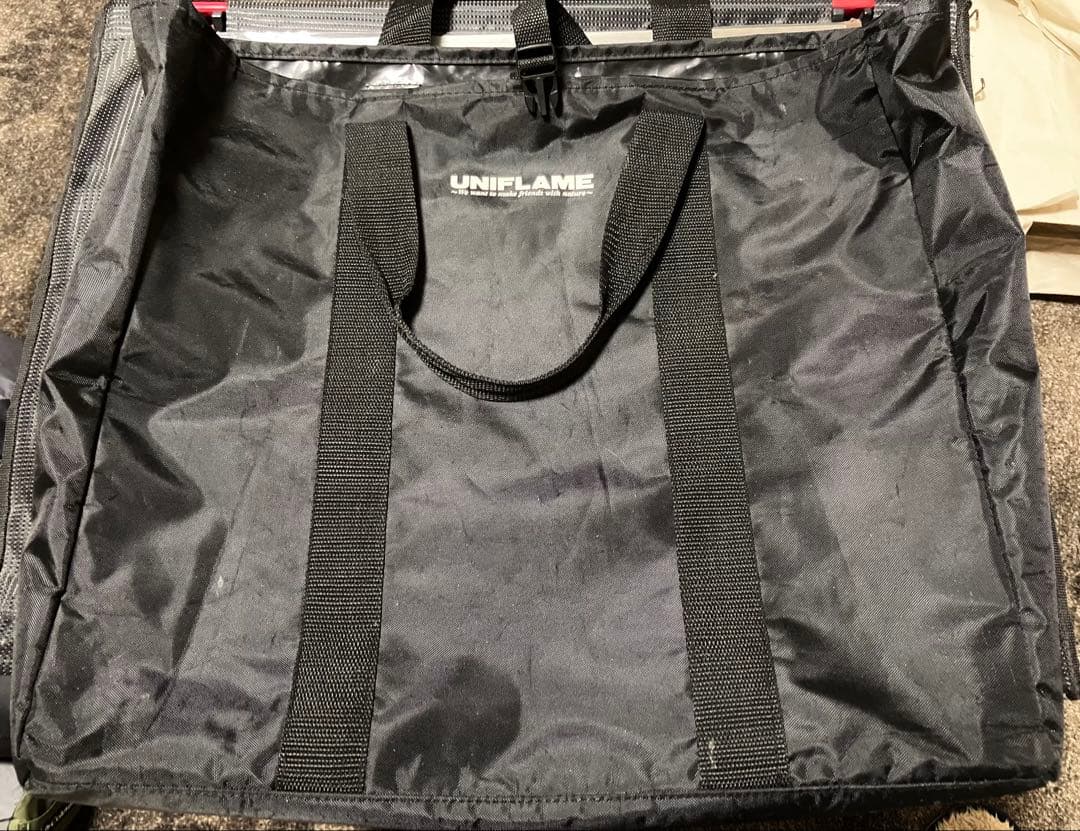 UNIFLAME ファイヤグリル+焼き網+ヘビーロストル+収納ケース+鉄板セット