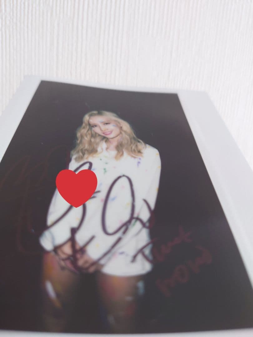 TWICE モモ チェキ Fanfare ペイント