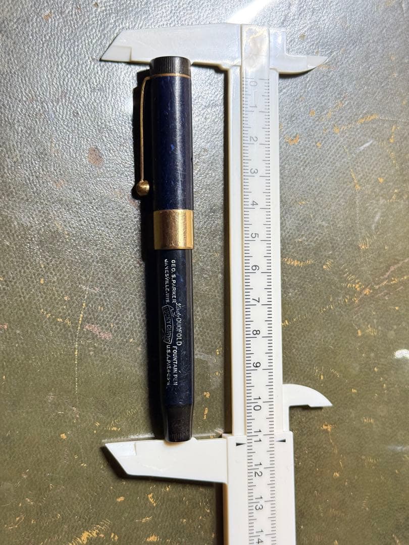 Parker デュオフォールド　万年筆　OH済み　1926年製　EF相当　極細字