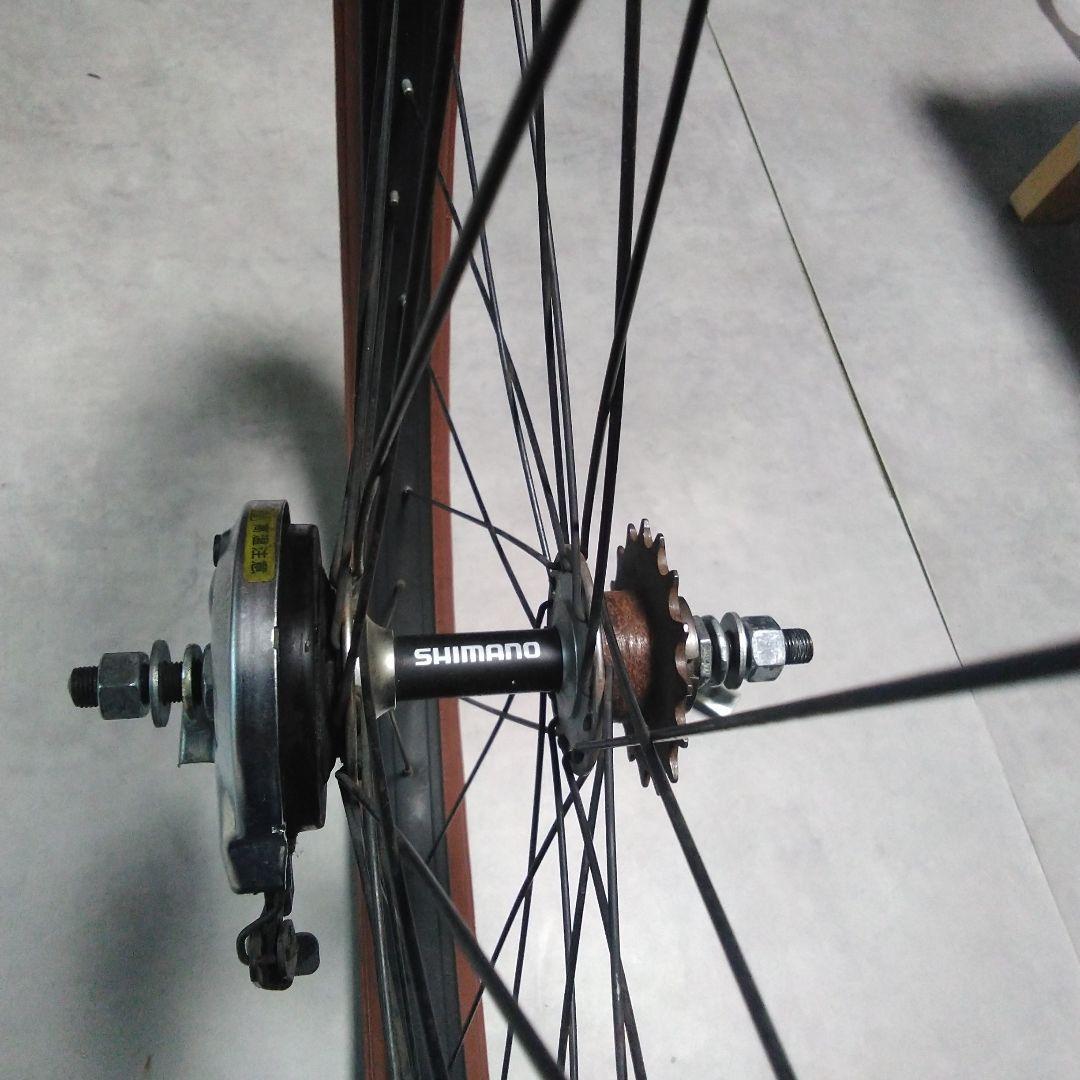 26インチタイヤ、SHIMANOホイール