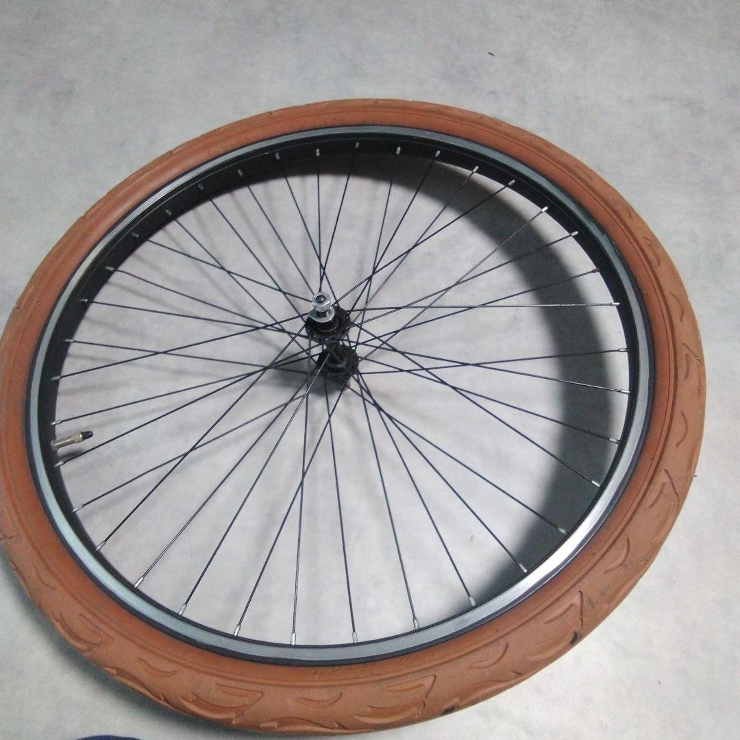 26インチタイヤ、SHIMANOホイール