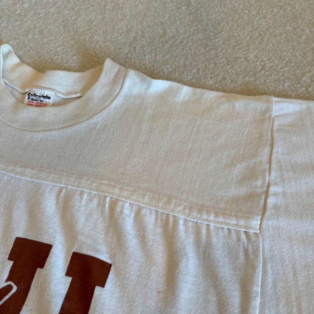collegiate pacific 七分袖 フットボールTシャツ ヴィンテージ