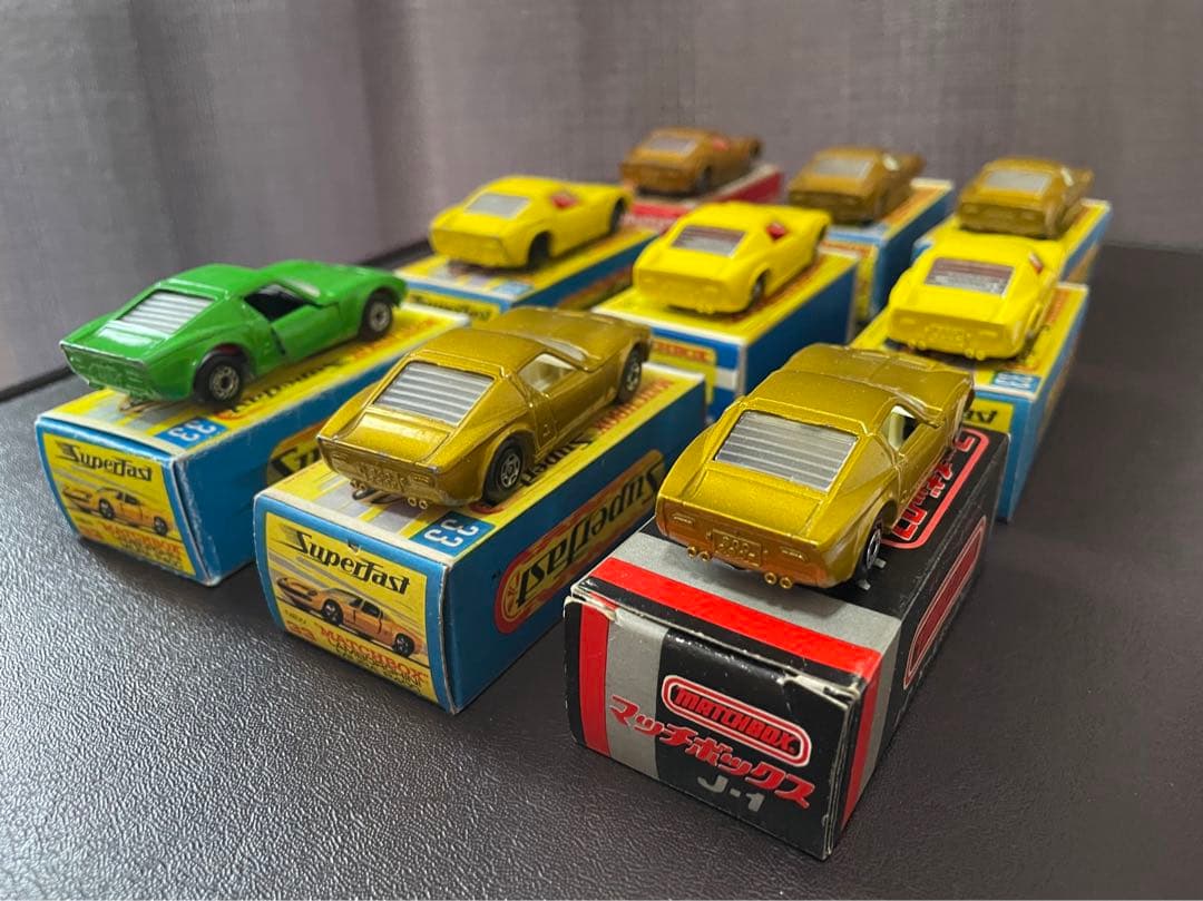 【DOT】マッチボックス ランボルギーニミウラ 9台 箱つき