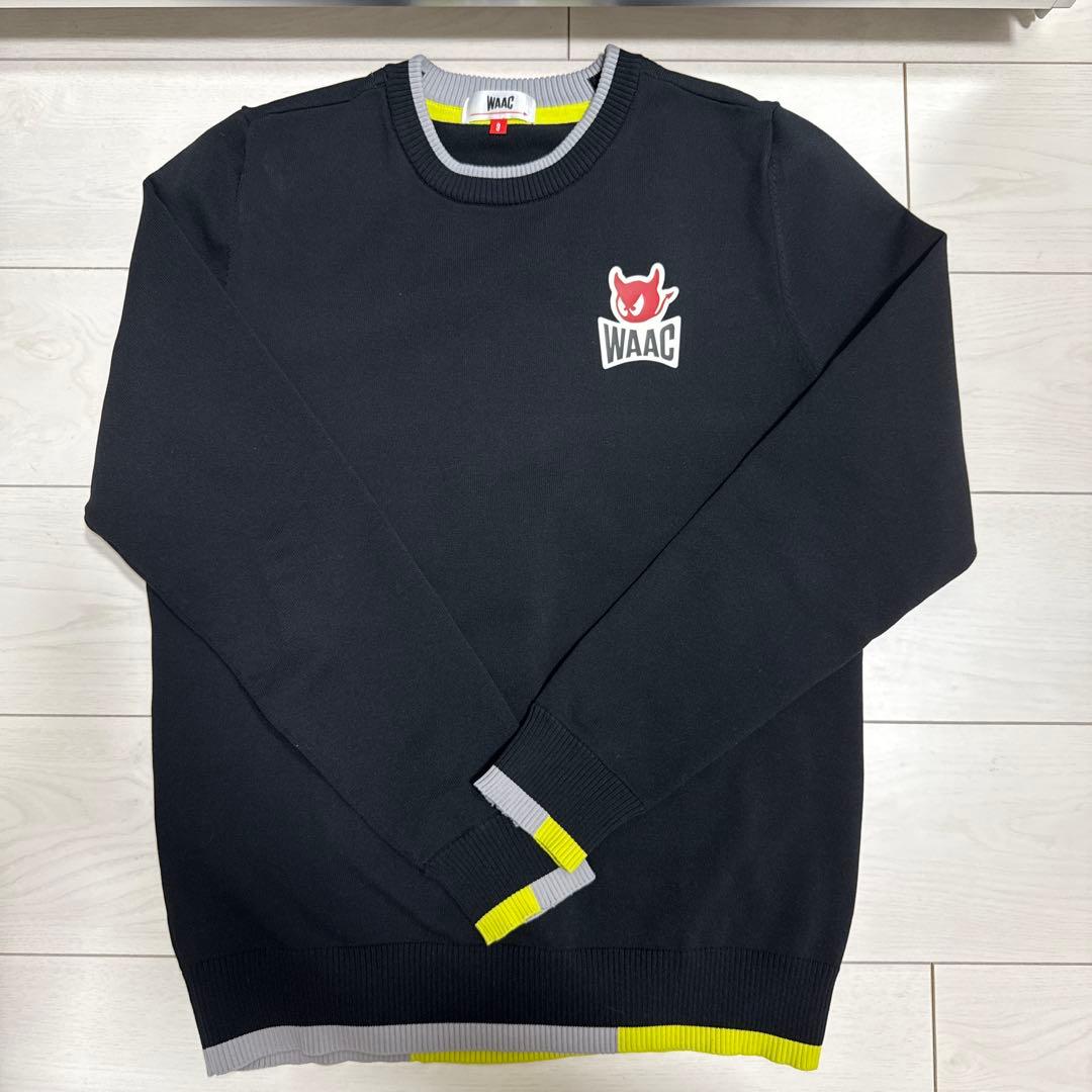 WAAC ブラックニットシャツ
