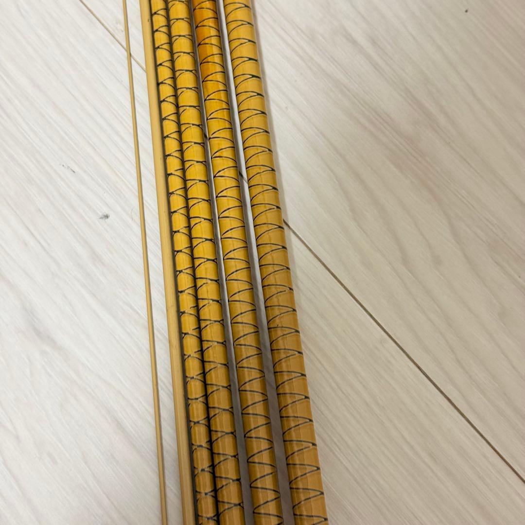 極美品　SHIMANO 朱紋峰 ぬけさく 17 十七 ヘラ竿　6本継　ヘラブナ