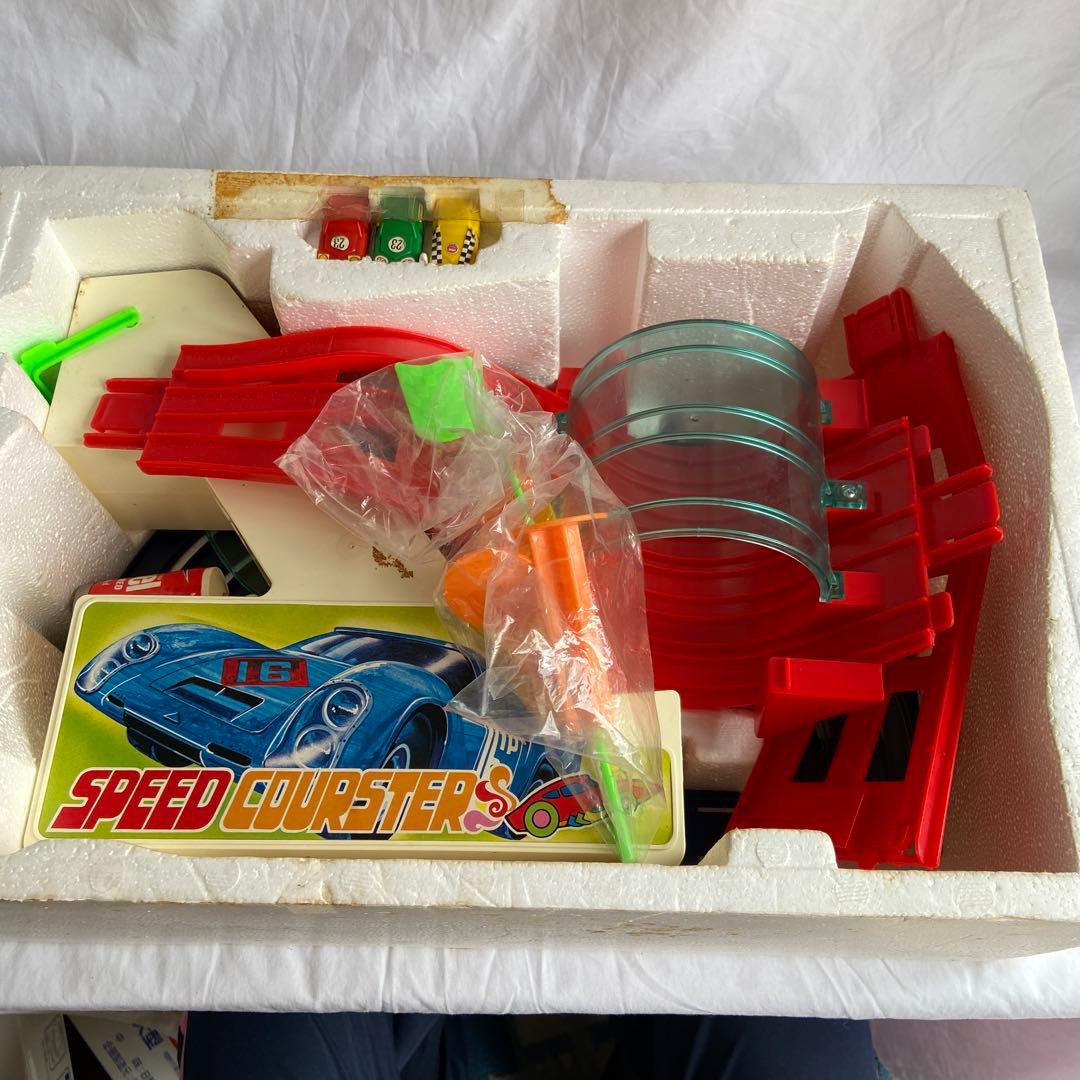 希少　昭和レトロ　バンダイ スピードコースター 2055 組み立て説明書付き