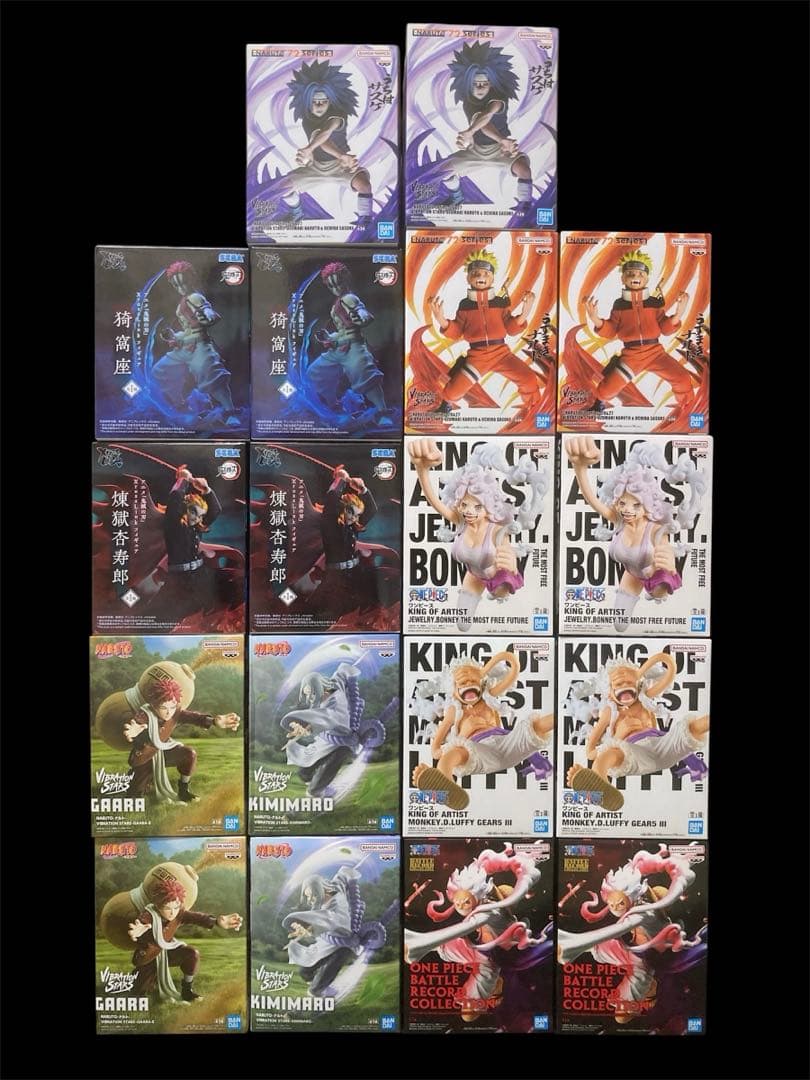 NARUTO ワンピース 鬼滅の刃 フィギュア プライズ まとめ売り