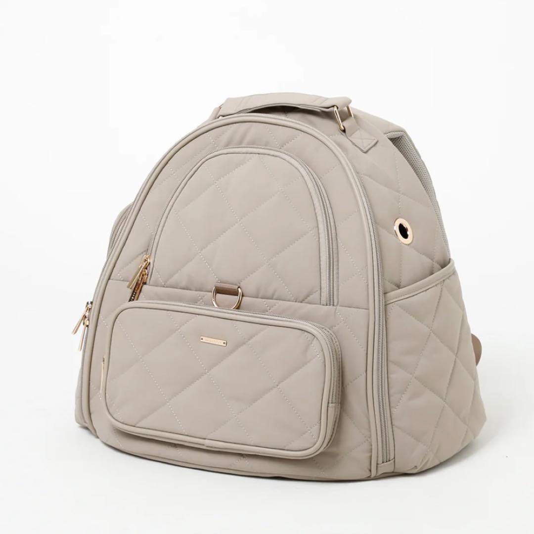 モンシェリ　撥水ドームキルティングリュック　moncheri 犬　キャリーバッグ