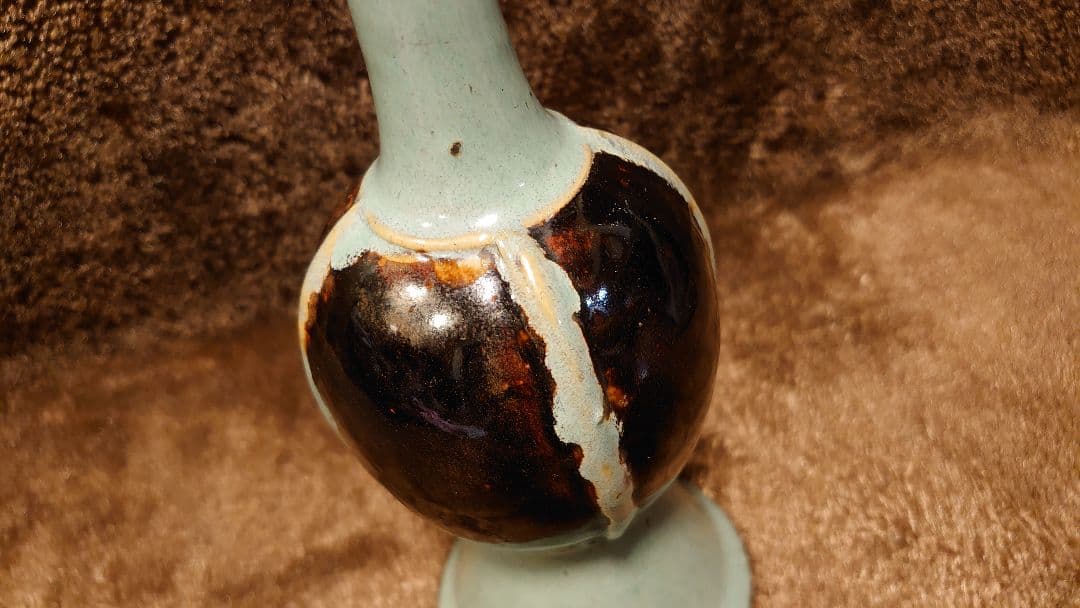 李朝　古阮　青磁　花入　蔵出し　中国美術　１客