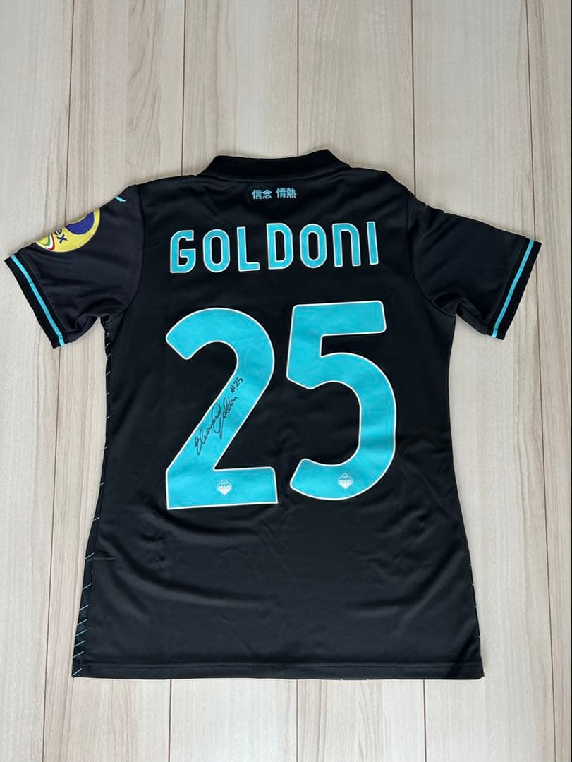 SSCラツィオwoman ゴルドーニ　　　実使用サイン入りユニフォーム #25