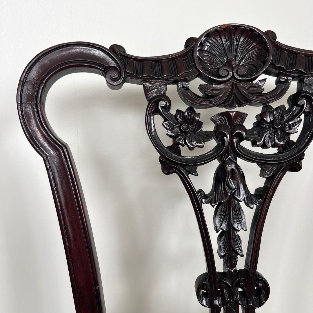 アンティーク　サロンチェア　ヨーロッパ家具