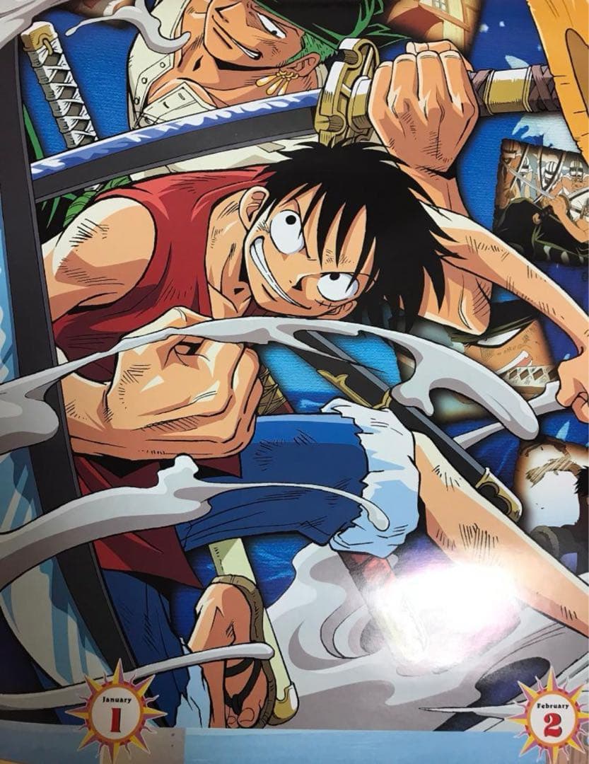 ONE PIECE ワンピース　アニメカレンダー2002