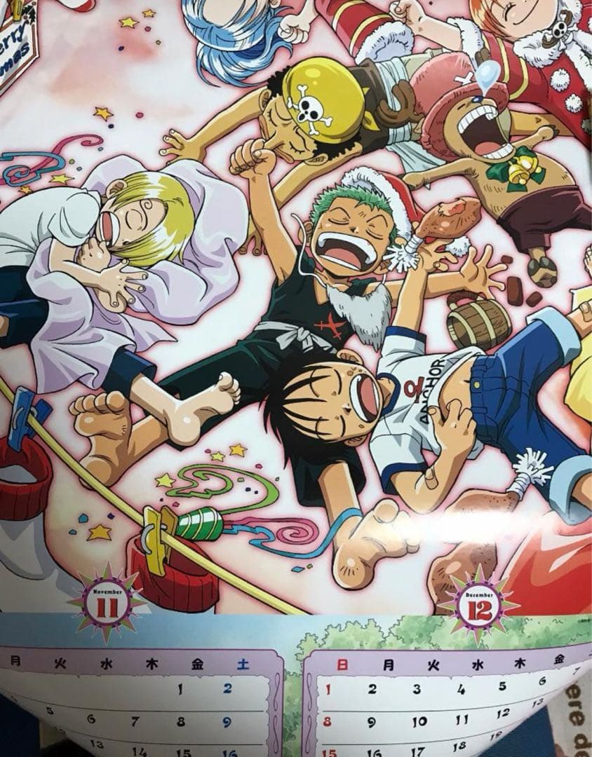 ONE PIECE ワンピース　アニメカレンダー2002