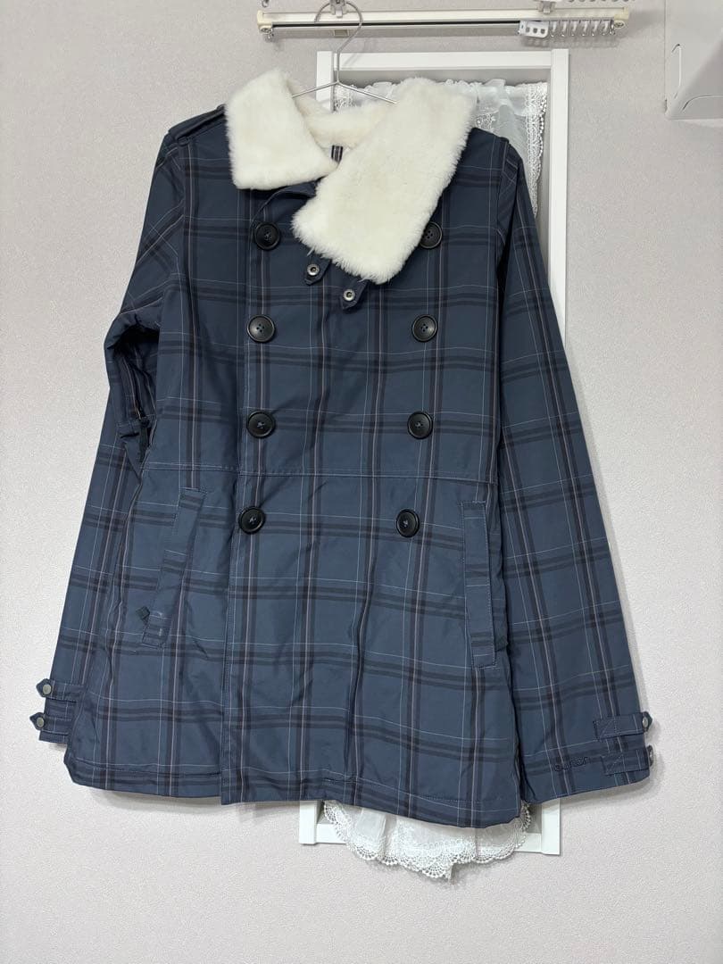 BURTON The White Collection ネイビー チェック柄 S