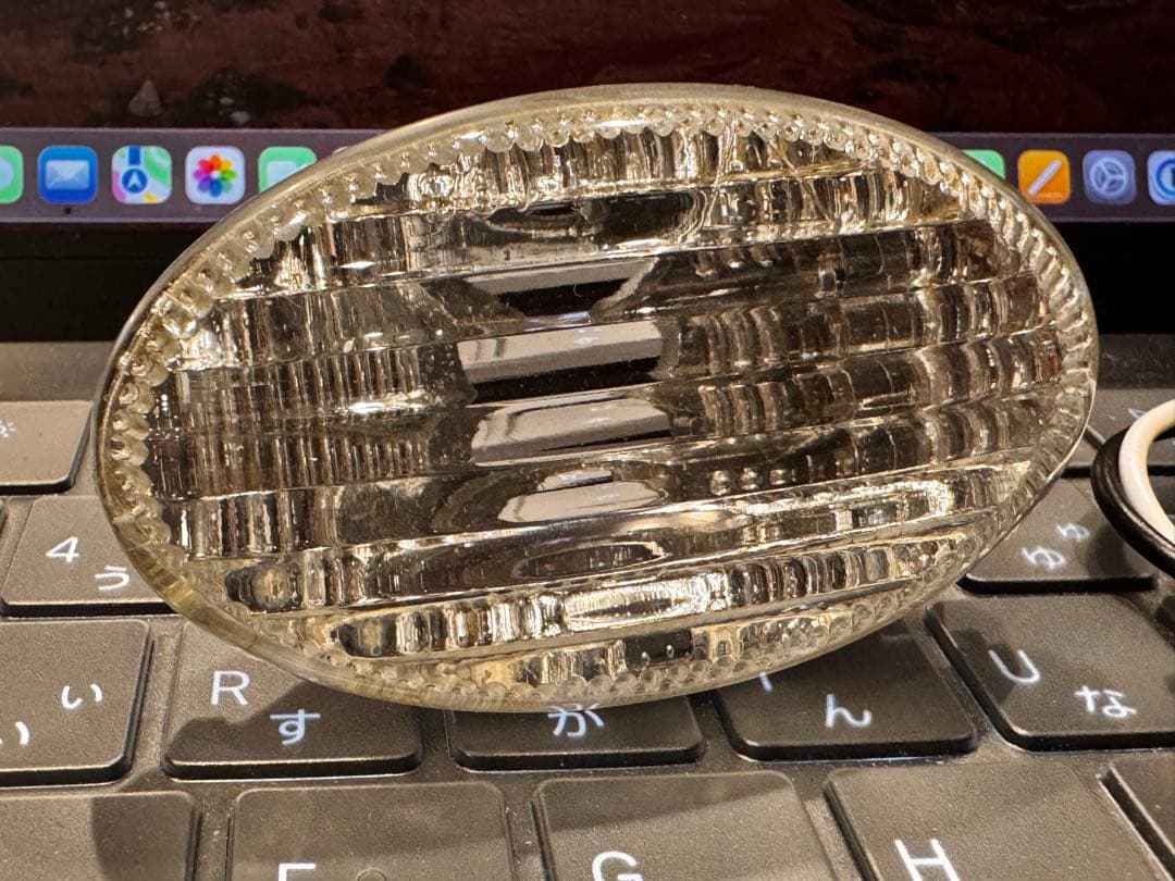 サンバー TV2 最終型 ヘッドライト左右とLEDバルブ サイドウィンカー外品付