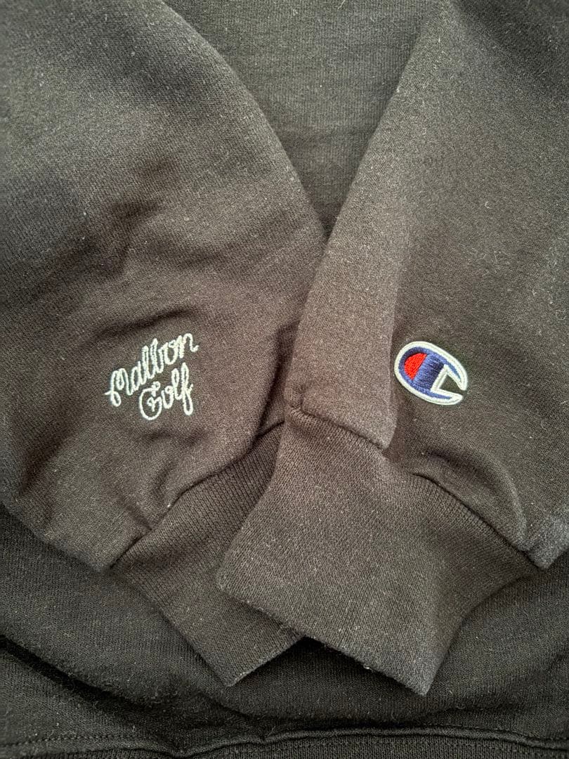 Malbon golf レア チャンピオンボディ スウェット 黒 サイズL~XL