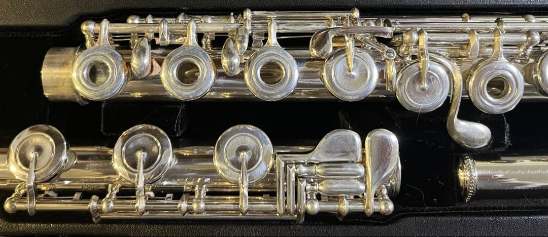 【りの】YAMAHA YFL81H 総銀 クラッチEメカ　G/Aトリル