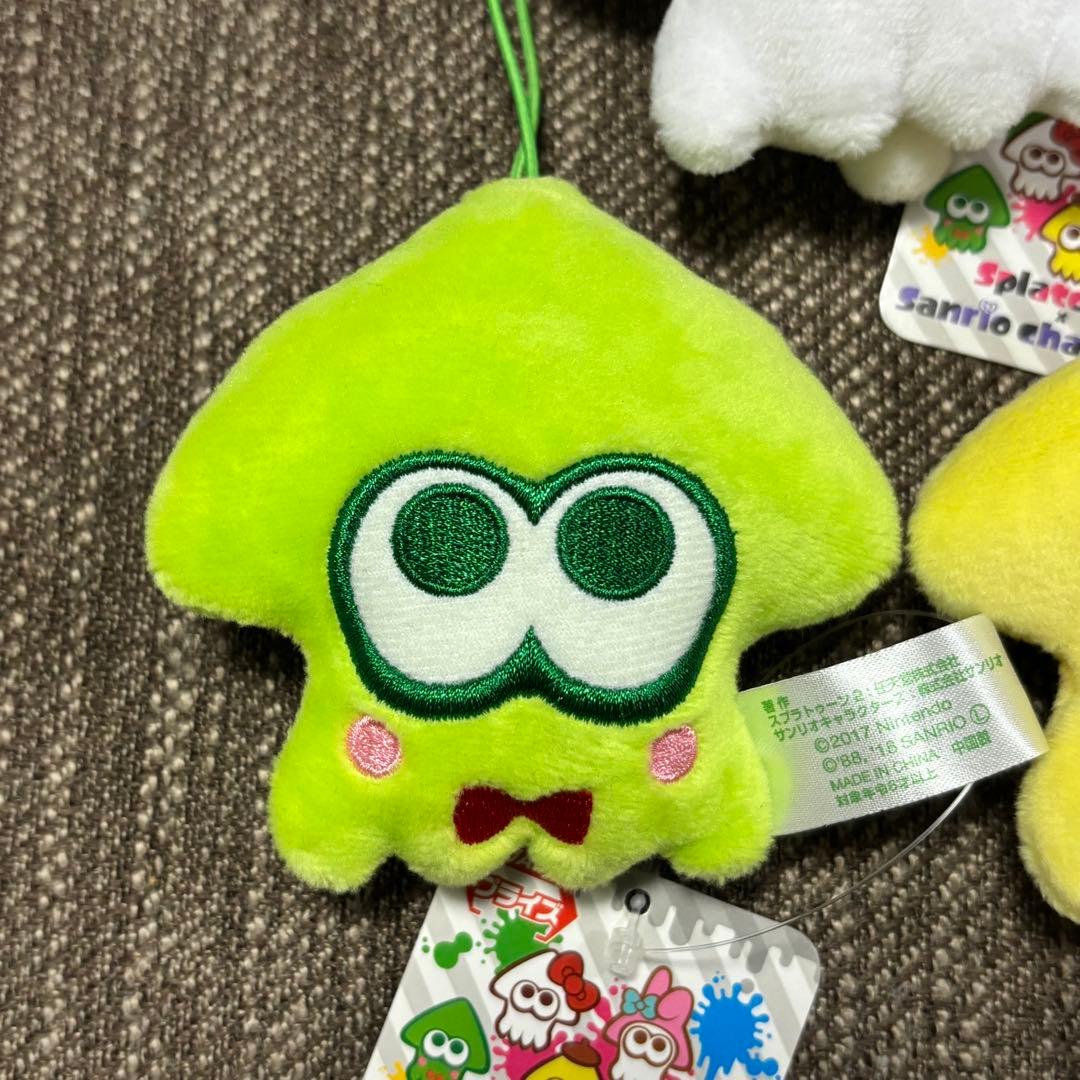 スプラトゥーン2×サンリオキャラクターズ　イカマスコット　5種コンプセット