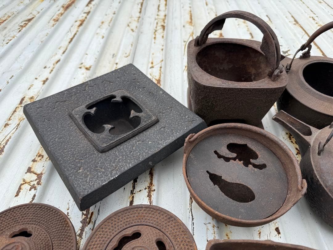 各種　鉄器　鉄瓶　灰皿　茶器　いろいろ　まとめ　金属工芸　鉄製　その他
