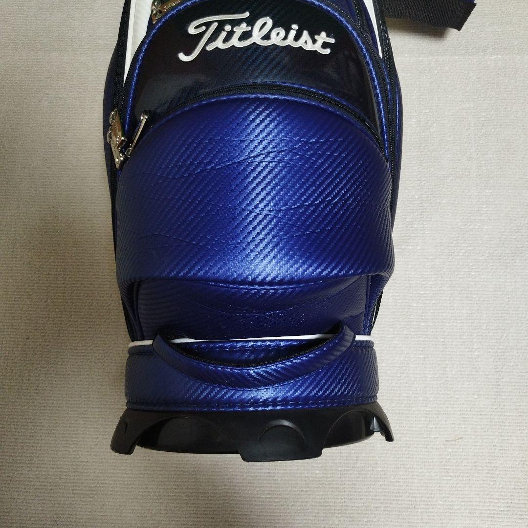 Titleist キャディバッグ ネイビー/ホワイト フードなし