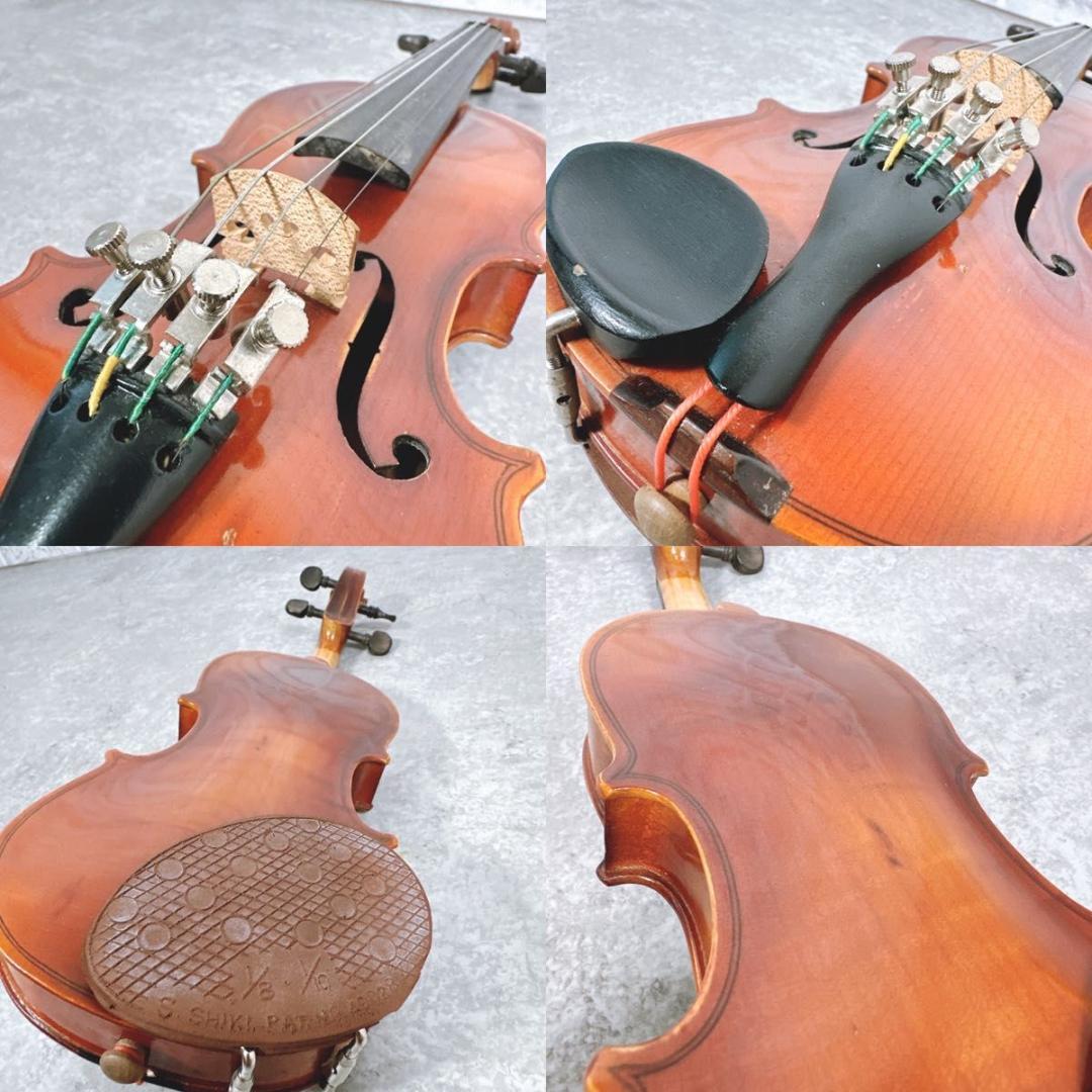 希少　キソスズキ　バイオリン　No.180 1/16 1974年製　弓　ケース付