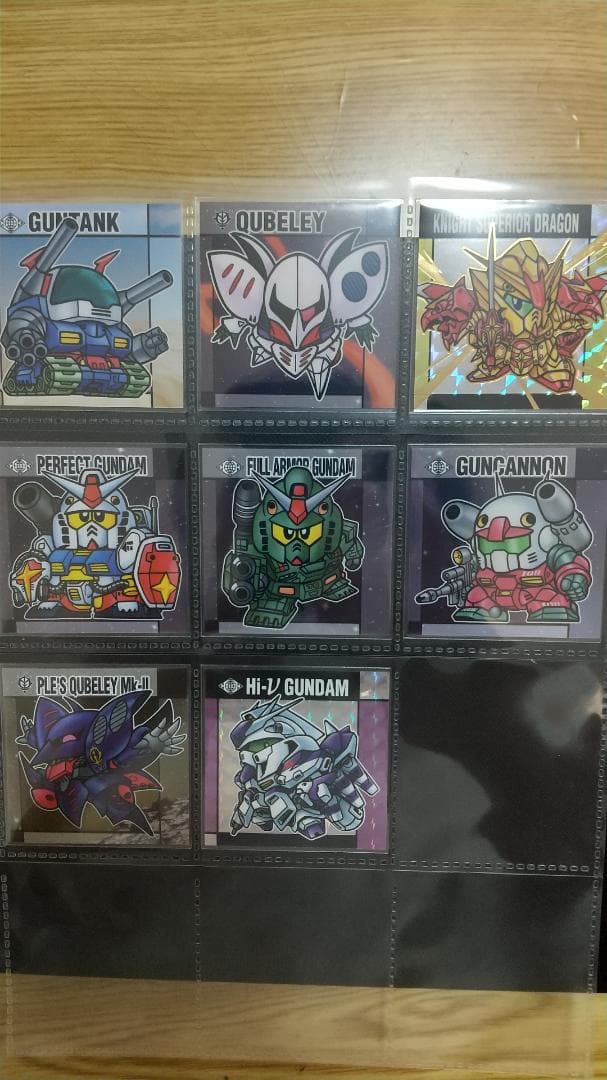 元祖SDガンダムスナック　フルコンプ　全32種セット　スリーブ入り　シート付き
