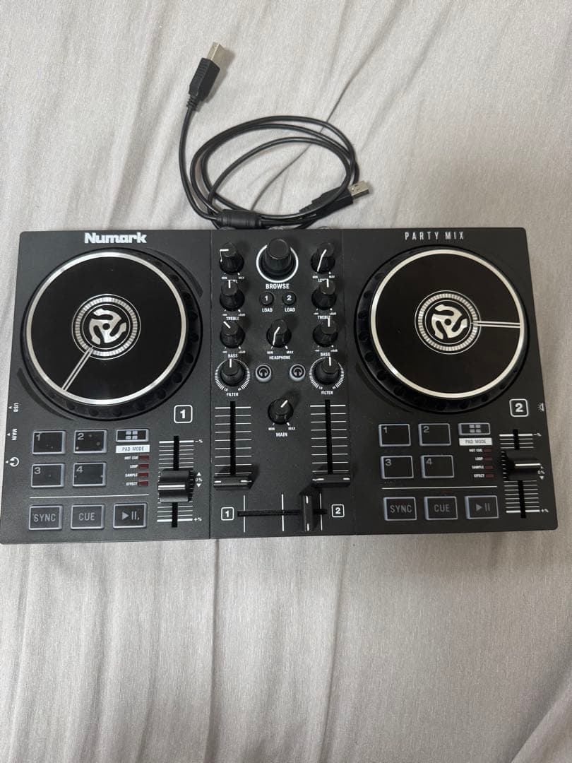 Numark Party Mix 2 ケーブル付　DJコントローラー