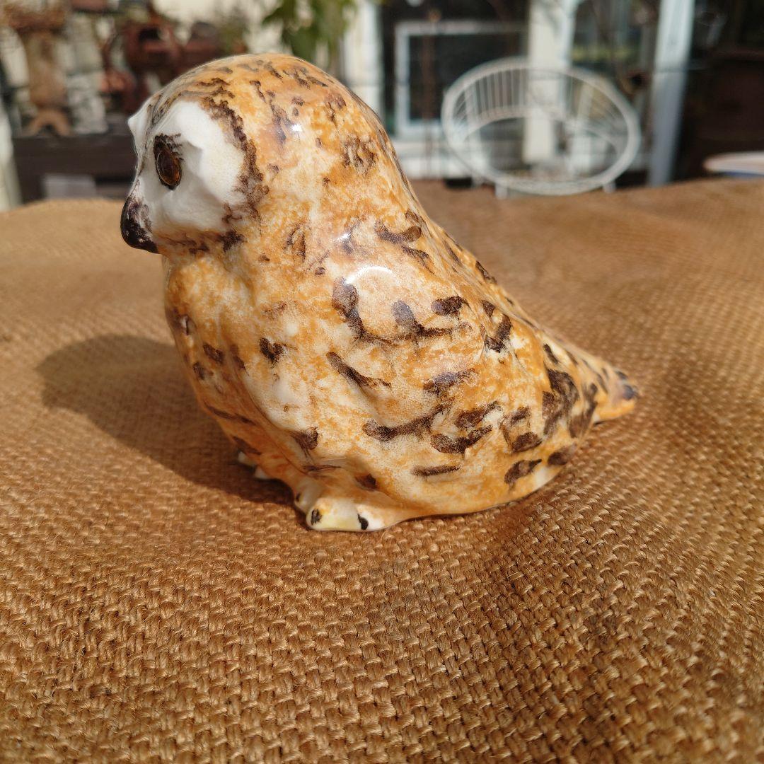WINSTANLEY OWL　ふくろうのオブジェ(黄色)