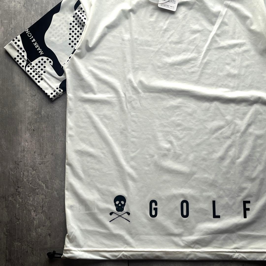 新品　2023ss 高年式　MARK&LONA モックネック　Tee ゴルフ