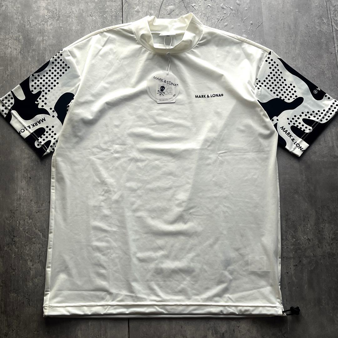新品　2023ss 高年式　MARK&LONA モックネック　Tee ゴルフ