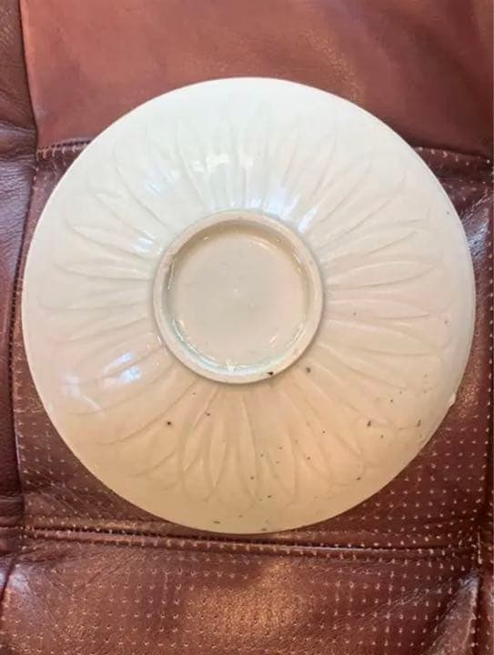 中国宋定窯蓮花文碗官窯　唐物　古美術品　江戸　アンティーク骨董　コレクション青磁