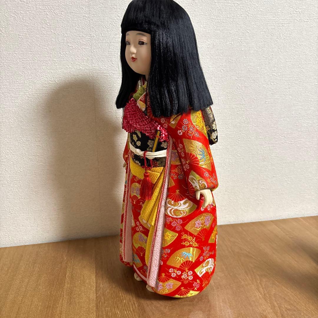 市松人形 日本人形 置物　木目込　43cm